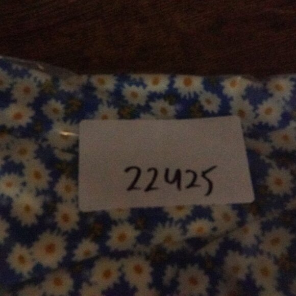 Lulu's Darling Daisies Blue Floral Print Midi Dress Womens Large Sundress - Picture 11 of 11